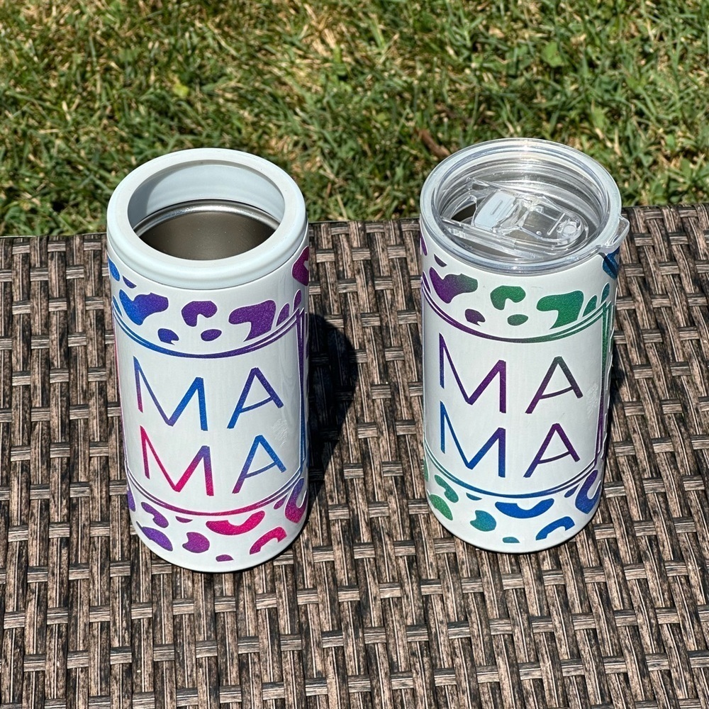Beat the Heat with this Mama Mug & Koozie Set! ☀️☕️